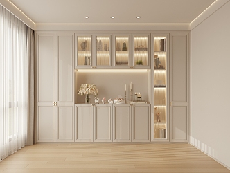 American Bookcase French Bookcase 3d model