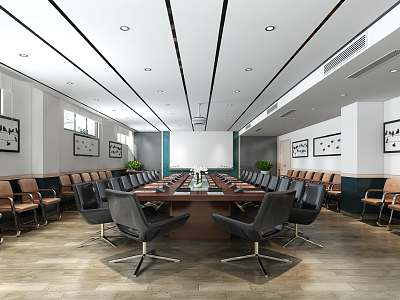 Modern Meeting Room Meeting Table and Chair model