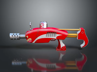 rifle semi-automatic rifle combat rifle battle rifle carbine war rifle attack rifle 3d model