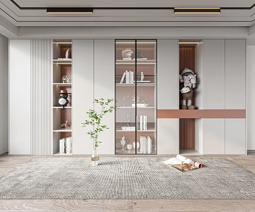 Modern Shoe Cabinet Decorative Shoe Cabinet 3d model