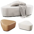 Sofa stool 3d model