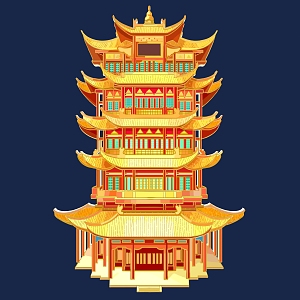 Architecture New Architecture National Tide Architecture Ancient Architecture Drum Tower Temple of Heaven Pagoda Zen Temple Building Temple 6 3d model