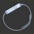 Modern Smart Watch With Light Blue Strap And Square Digital