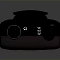 Weapon Military Radio With Black Antenna Texas Screen Keypad On Gray Reflective Background