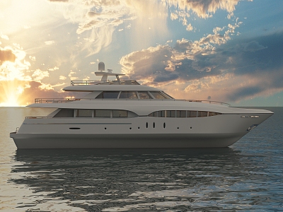 Yacht 3d model