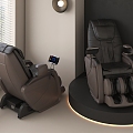 automatic massage chair massage chair 3d model