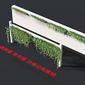 Climbing Vine Plant Hanging Decor For Wall Corner Edge Design 3d model