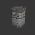 Industrial Storage Equipment With Multi Layer Structure Top Railings And Side Opening