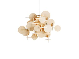 Nordic chandelier decorative personality chandelier 3d model