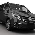 Black Mercedes-Benz Luxury MPV With Sleek Exterior And Spacious Interior Design