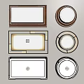 New Chinese ceiling lamp 3d model