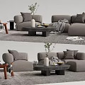 Modern Sofa Coffee Table Combination Sofa Coffee Table 3d model