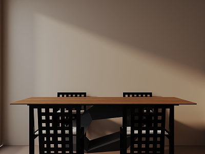 Table combination 3d model