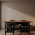 Table combination 3d model