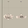 Modern Pendant Lights With Pleated Design And Soft White Shade For Contemporary Interior Decor