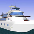 Modern Yacht 3d model