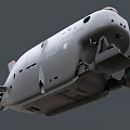 Liaoning 6500 Military Ship Featuring White Body Circular Windows Mechanical Arms And Propellers
