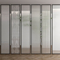 Glass partition 3d model