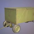 modern military mobile generator 3d model