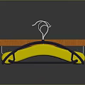 Colorful Plastic Clothes Hangers in Purple Yellow Orange for Daily Clothing Use