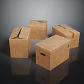 Logistics box express box parcel box carton goods box goods box box box box box 3d model