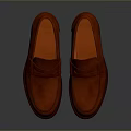 Stylish Red Leather Loafers Comfortable Design For Everyday And Formal Wear