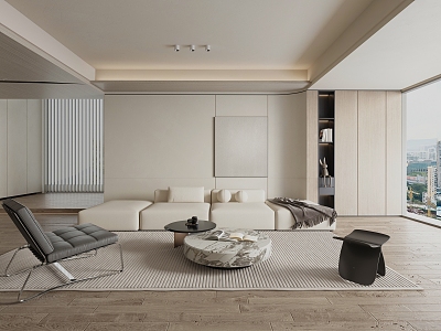 Minimalist Home Living Room model