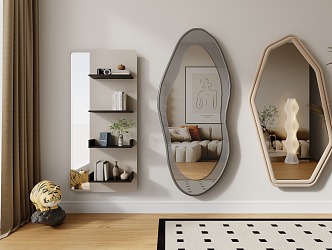 Modern Mirror 3d model