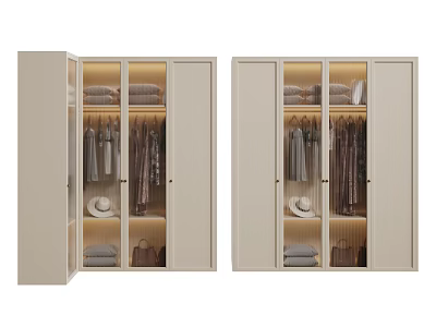 French wardrobe 3d model