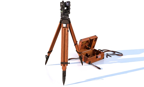 ZEISS theodolite measuring instrument 3d model