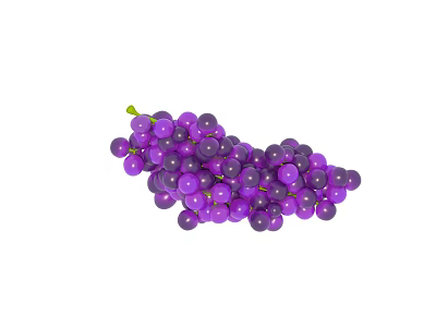 Grape 3d model Grape 3d model