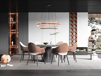 Modern Restaurant 3d model