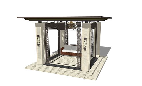 Jane Ou Pavilion 3d model