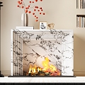 Modern Fireplace Modern French Fireplace French Modern Fireplace Decorative Fireplace Electronic Fireplace Decorative Fireplace 3d model