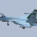 Military Fighter Jet With Open Cockpit Mounted Missiles And Red Star Emblems On Wings