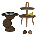 Modern cassina side several combination 3d model