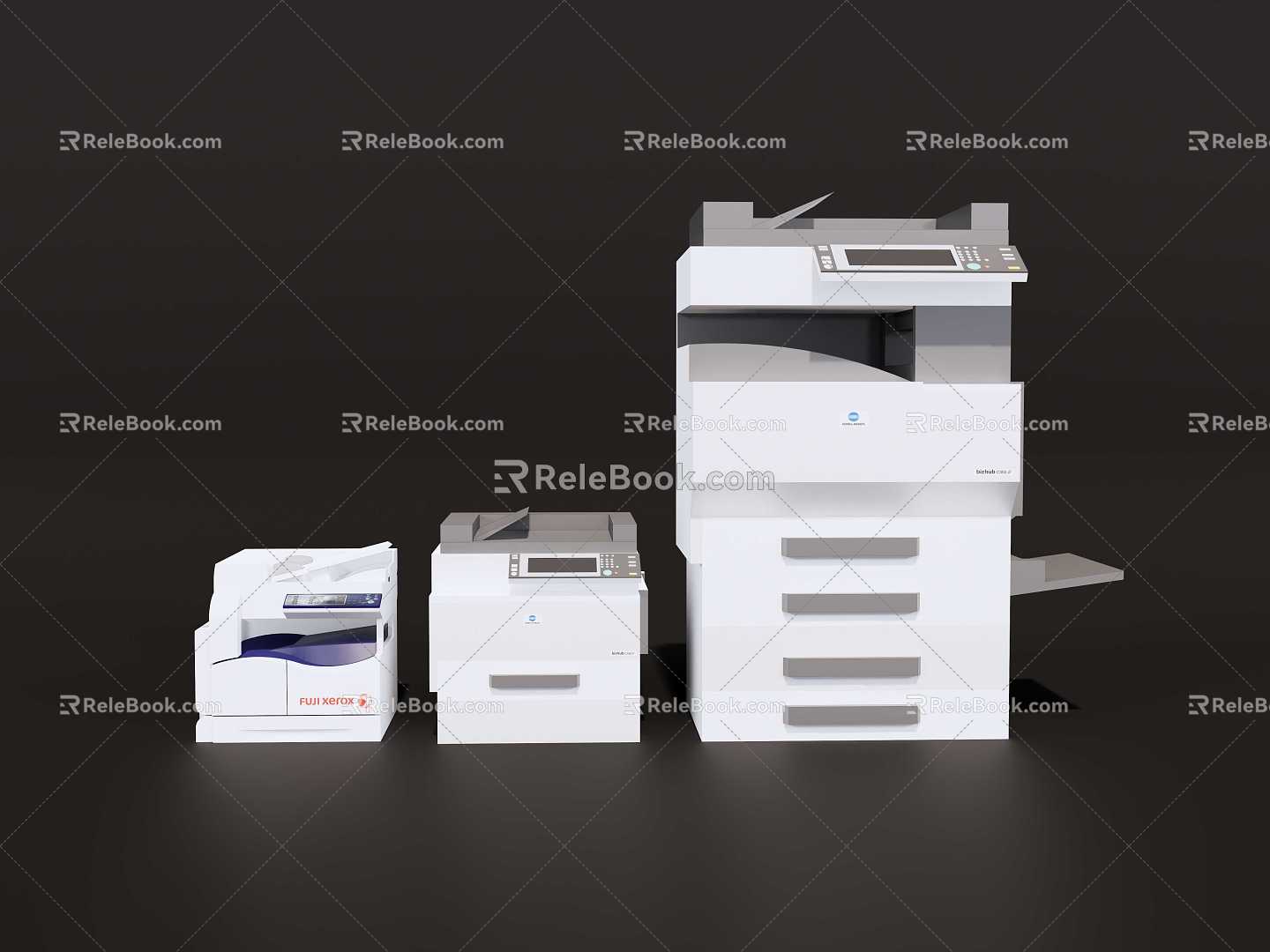 Modern Printer Combination 3d model