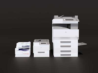 Modern Printer Combination 3d model