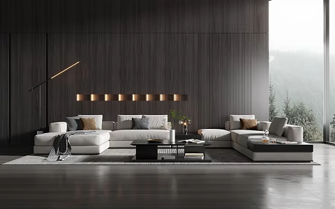 Modern Sofa Coffee Table Combination Sofa Coffee Table 3d model