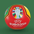 Official UEFA EURO 2024 Germany Football with Colorful Logo and Design