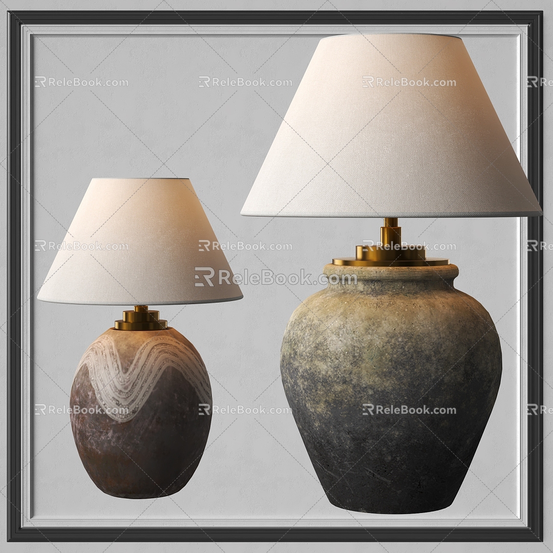 Quiet Wind Table Lamp 3d model