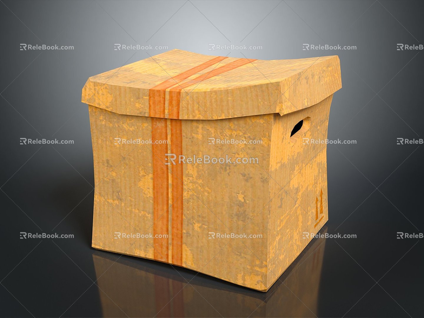 Logistics box express box parcel box carton goods box goods box carton box box box 3d model