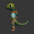 snake cobra venomous snake python reptile cold-blooded animal reptile 3d model