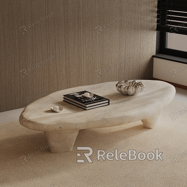 Modern coffee table model