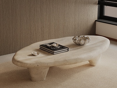 Modern coffee table model