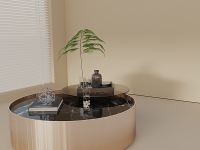 Modern coffee table model