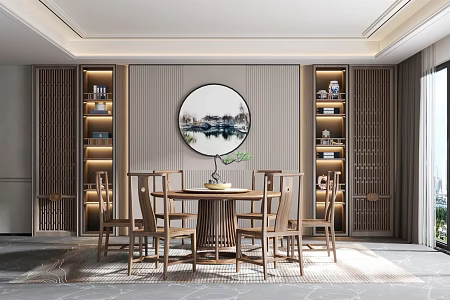 New Chinese Restaurant 3d model