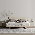 Nordic Double Bed 3d model