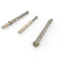Three Hand Carved Wooden Sculpture Tools With Detailed Textured Surfaces