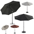 Variety Of Outdoor Umbrellas In Different Colors